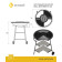 Чугунный Fantastic Grill Везувий Ø 700 (чаша+подставка+плита Gurman Ø700+крышка)