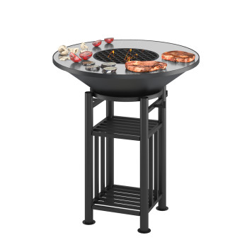 Fantastic Grill Везувий Ø 700 (чаша+подставка+плита+решетка+крышка)-1