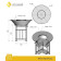 Fantastic Grill Везувий Ø 700 (чаша+подставка+плита+решетка+крышка)