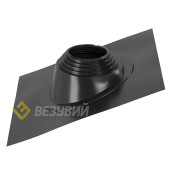 Кровельный проход 'ВЕЗУВИЙ' № 4 (д.300-450мм, 890х890мм) угл, силикон, Черный