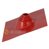 Кровельный проход 'ВЕЗУВИЙ' № 6 (д.150-300мм, 730х600мм) угл, силикон, Красный