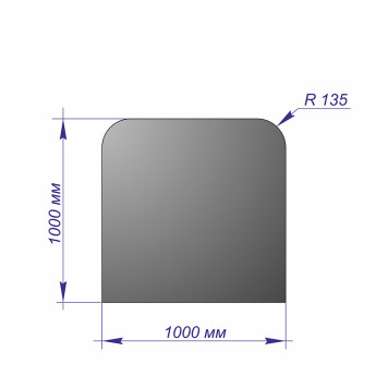 Лист напольный 1000*1000*1,5 R135 медь-1