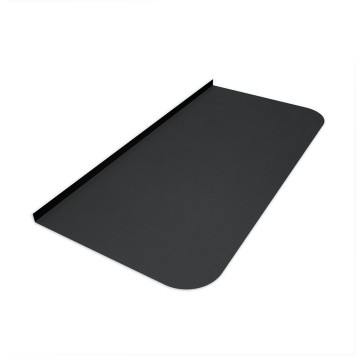 Лист предтопочный BLACK 800х400х0,5мм (R75)-1