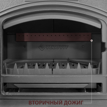 Печь-камин Везувий KZ-14S 'Антрацит'-4