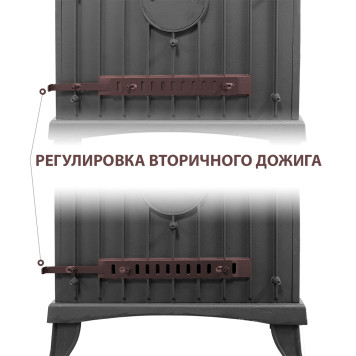 Печь-камин Везувий KZ-14РS 'Антрацит'-5