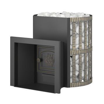 Печь ВЕЗУВИЙ газо-дровяная СКИФ Ковка 18 (ДТ-3)-1