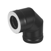 Сэндвич-колено KERABLACK (AISI 430 1,0мм/0,5мм) 90* 3S д.200х300
