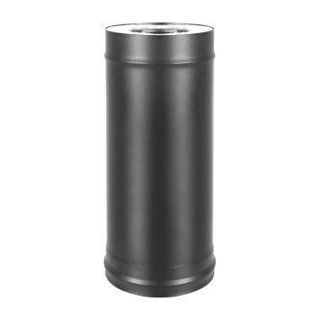 Сэндвич-труба KERABLACK (AISI 430 1,0мм/0,5мм) д.115х200, L-0,5м