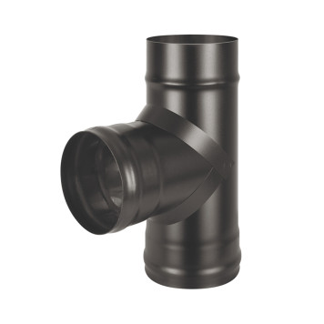 Тройник BLACK (AISI 430/0,8мм) 90*